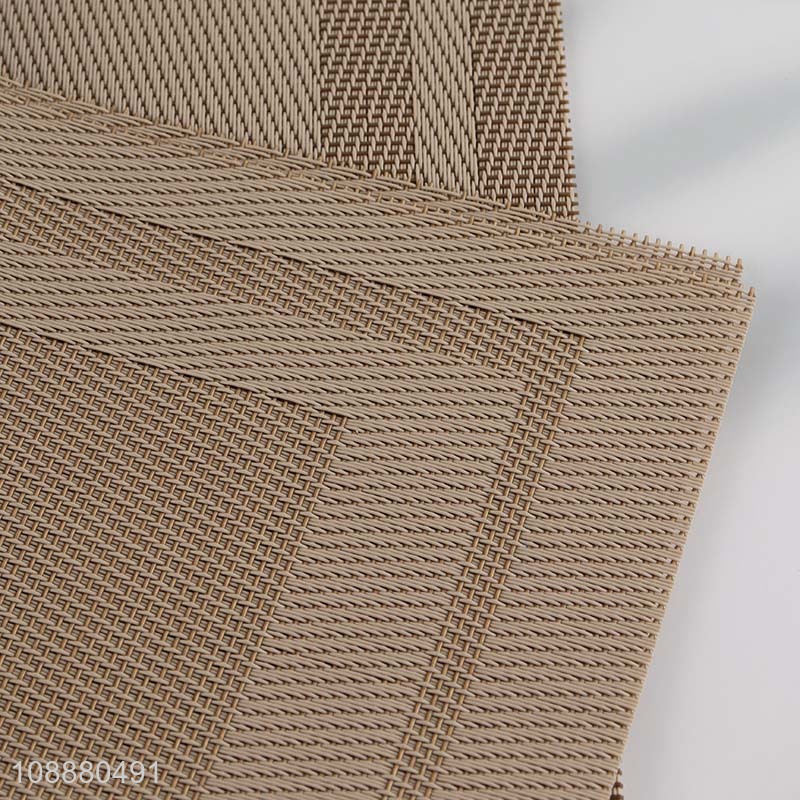 Best price 2pcs home restaurant non-slip table mat place mat
