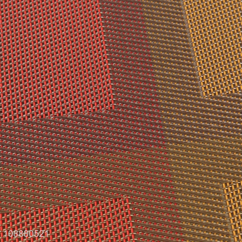 Top sale non-slip home restaurant place mat dinner mat wholesale