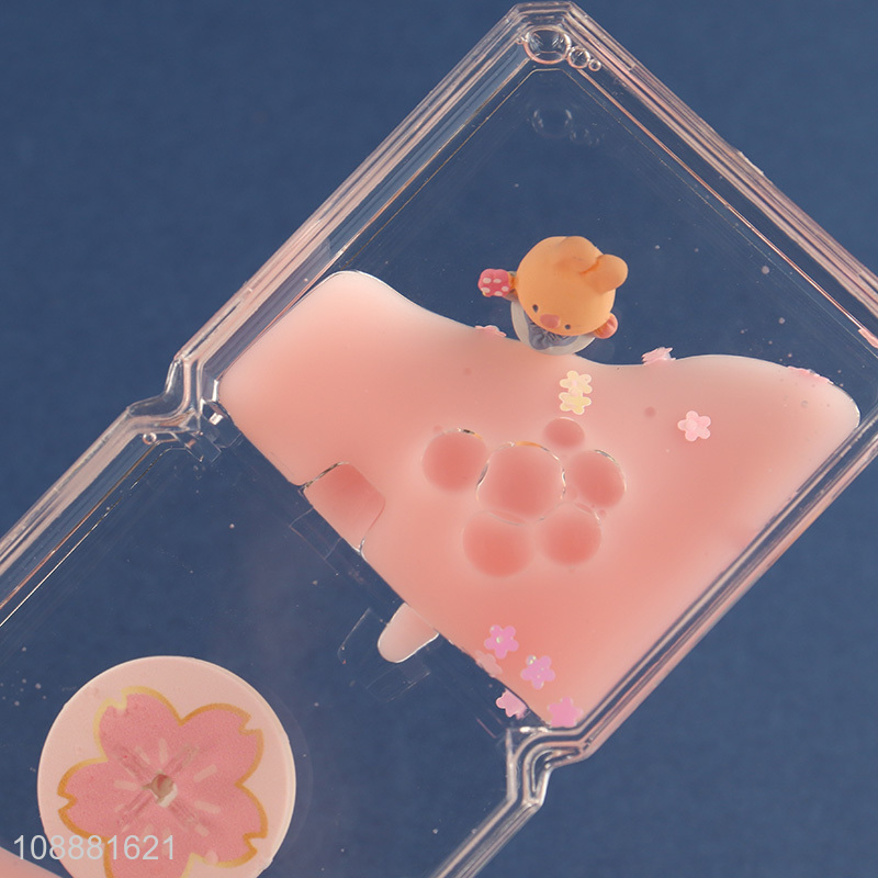 Hot selling rabbit oil drop hourglass office desktop decoration