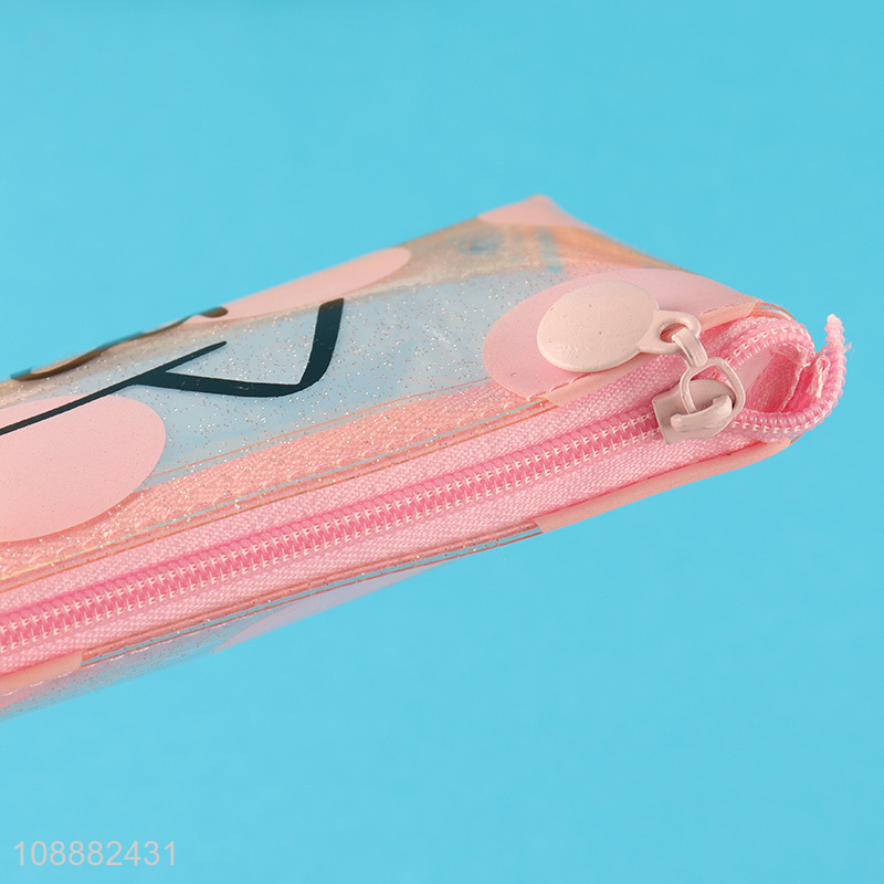 China products cute students kids pencil bag with zipper