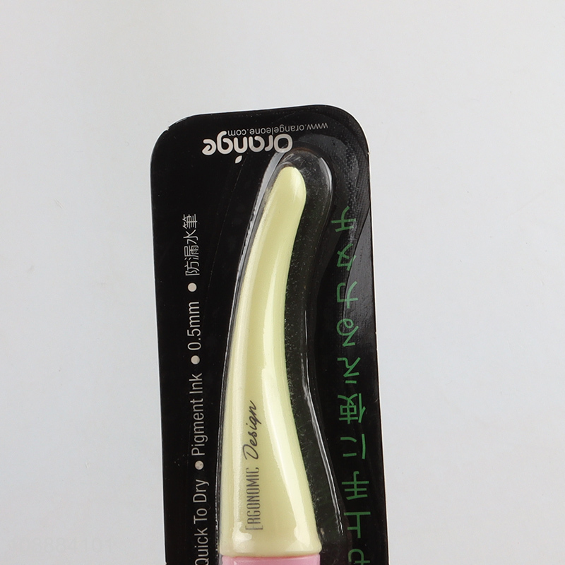 Wholesale ergonomic design hand writing grip aid gel pen for student