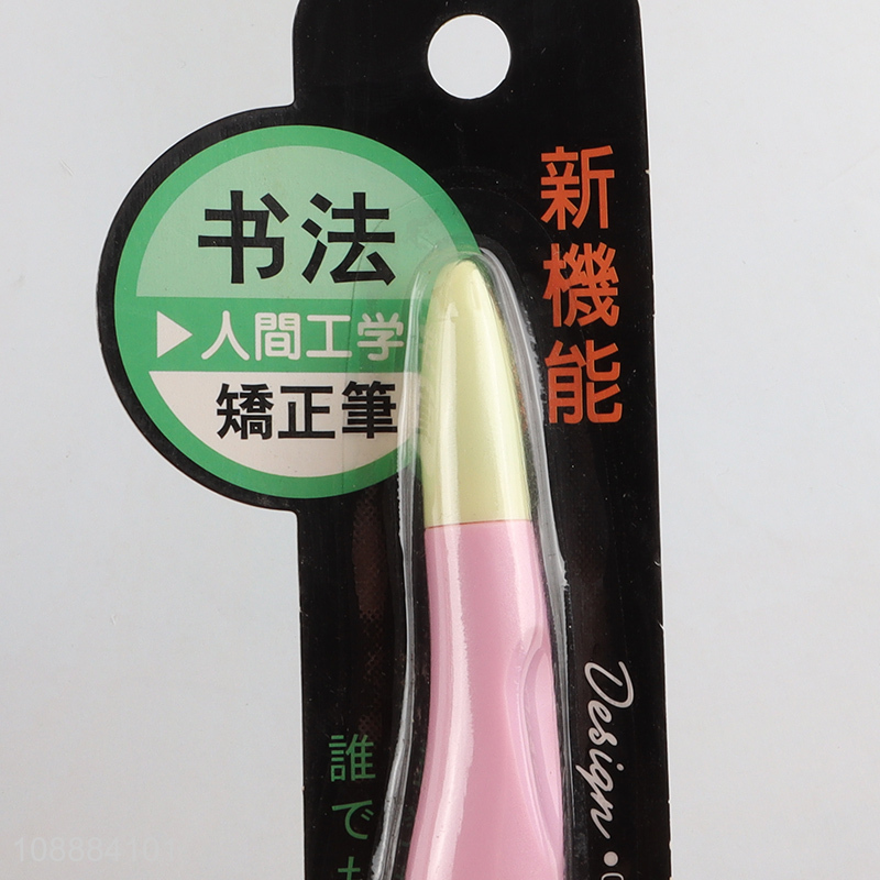 Wholesale ergonomic design hand writing grip aid gel pen for student