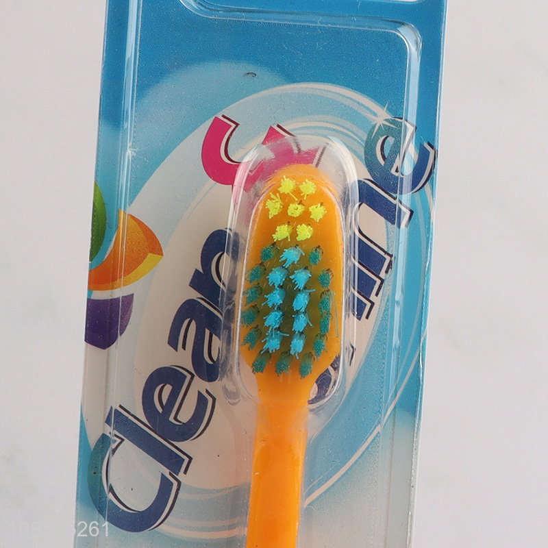 Wholesale soft bristles toothbrush with suction cup for kids age 4-8