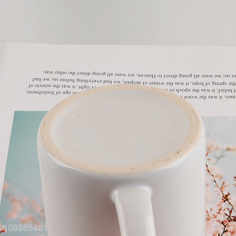 Good quality porcelain coffee mug ceramic cup with handle
