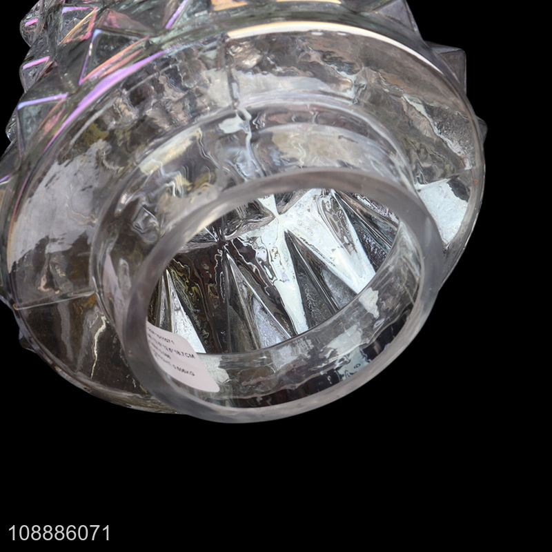 Hot items transparent glass ornaments for christmas decoration