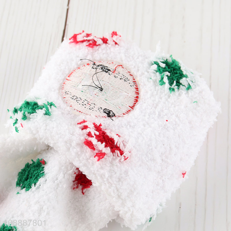 Good quality Christmas socks winter cozy slipper socks for women