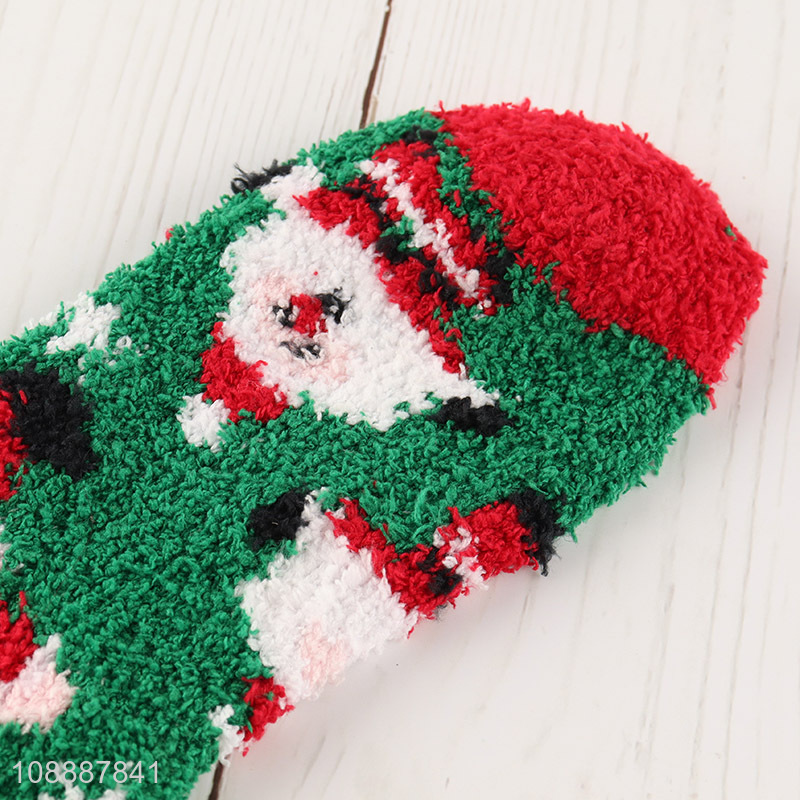 Factory supply Christmas socks winter home sleeping slipper socks