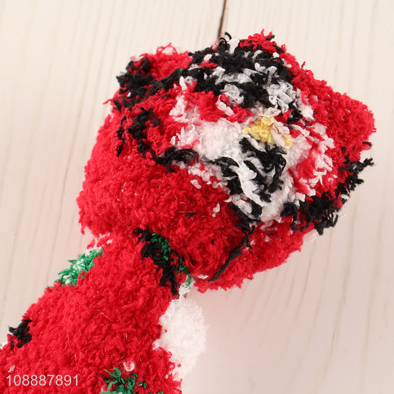 Good quality Christmas socks winter soft holiday slipper socks