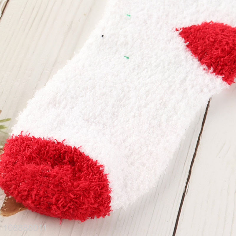New product Christmas socks winter cozy slipper socks for women