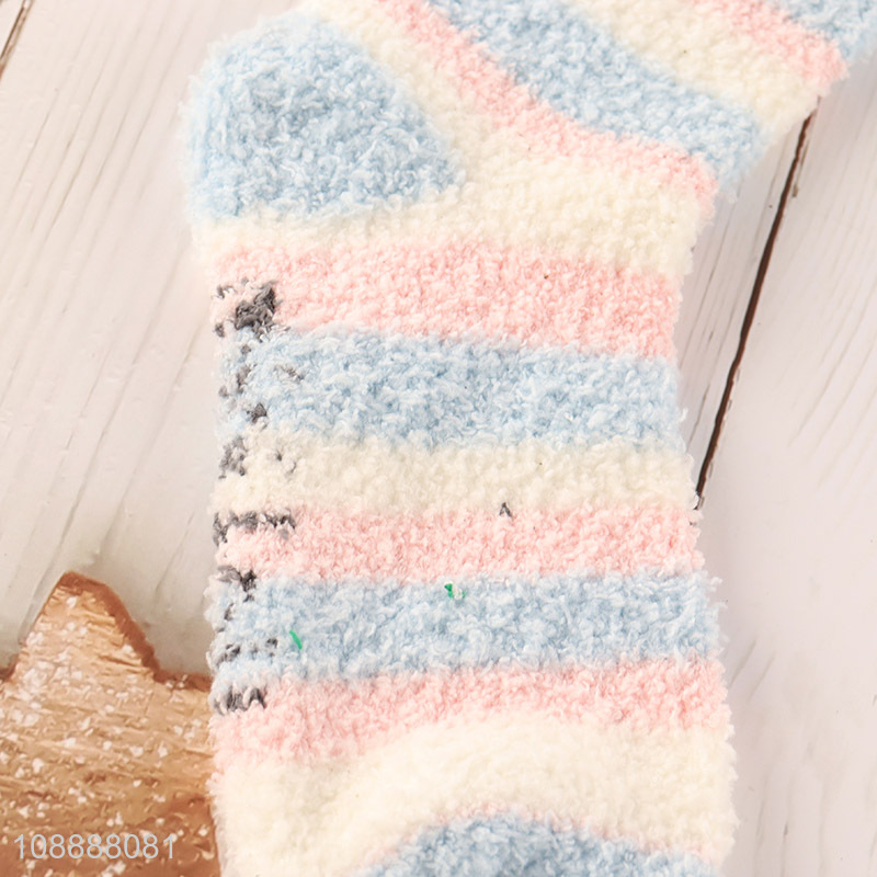 China imports womem cozy socks winter microfiber slipper socks