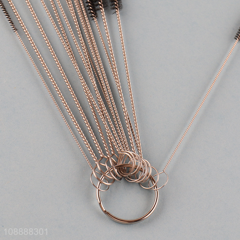 Wholesale 15-piece carburetor cleaning brush kit with cleaning needles