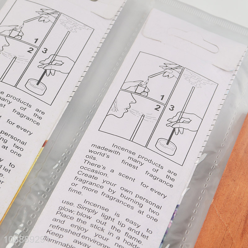 New Product 2 Packs 40 Pieces Incense Sticks with Incense Holder