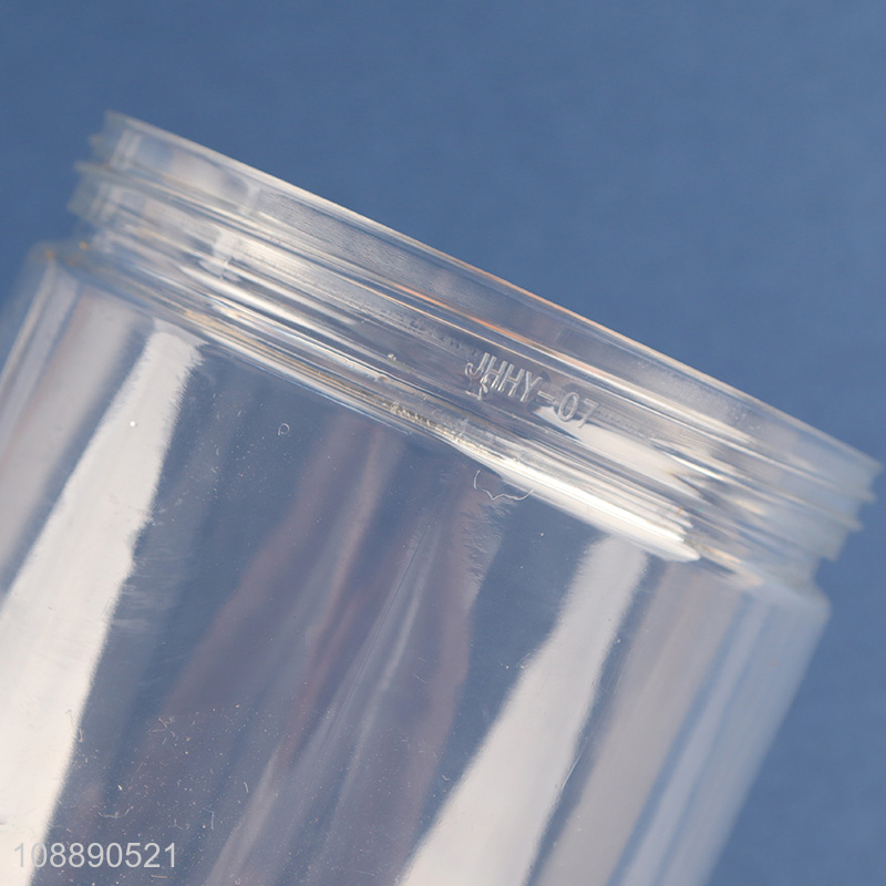 Hot selling 430ml airtight food storage jars plastic tea canisters