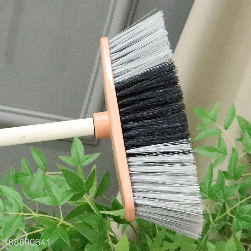 Hot selling long handle broom for garage kitchen floor cleaning