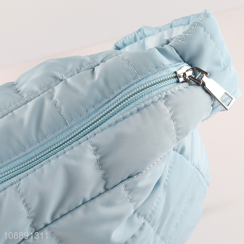 Hot selling quilted puffer bag lightweight cotton shoulder bag