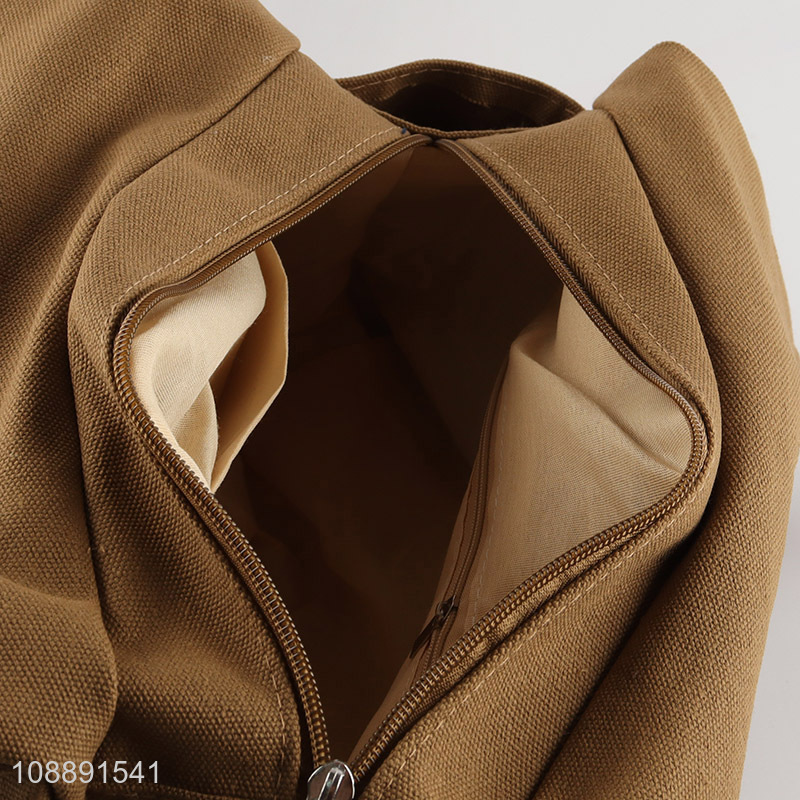 New arrival vintage canvas shoulder bag causal commuter bag for women