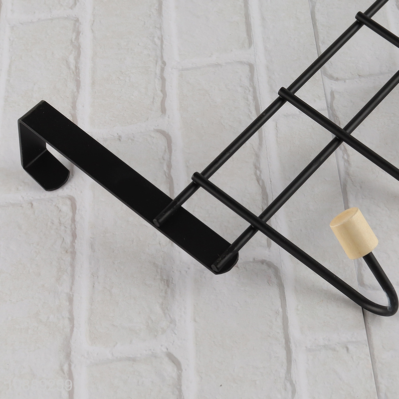 Good quality heavy duty metal over the door hooks for hanging towels