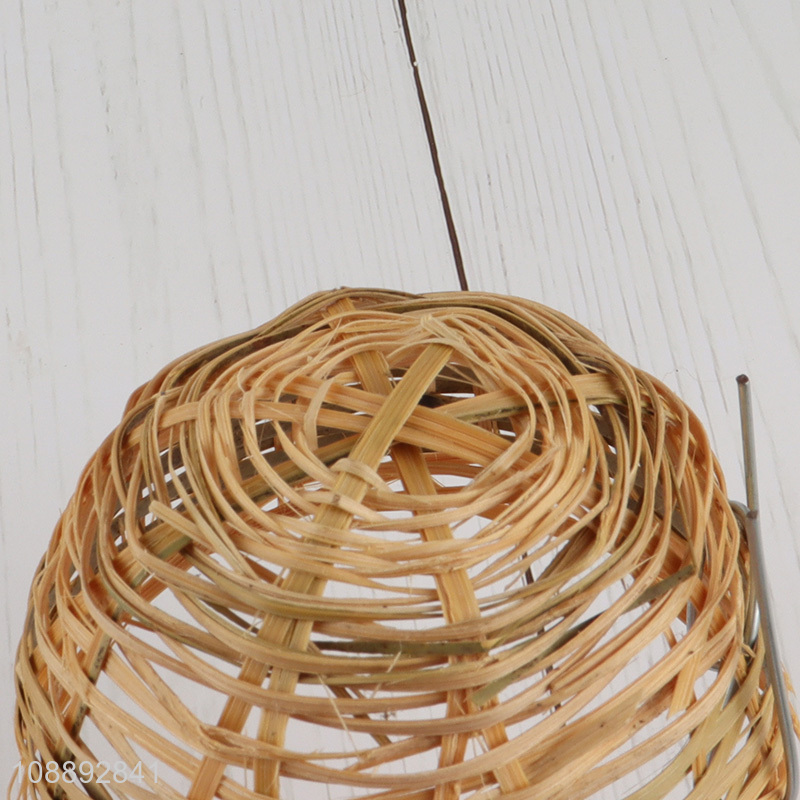 Factory price natural grass decorative hanging bird nest