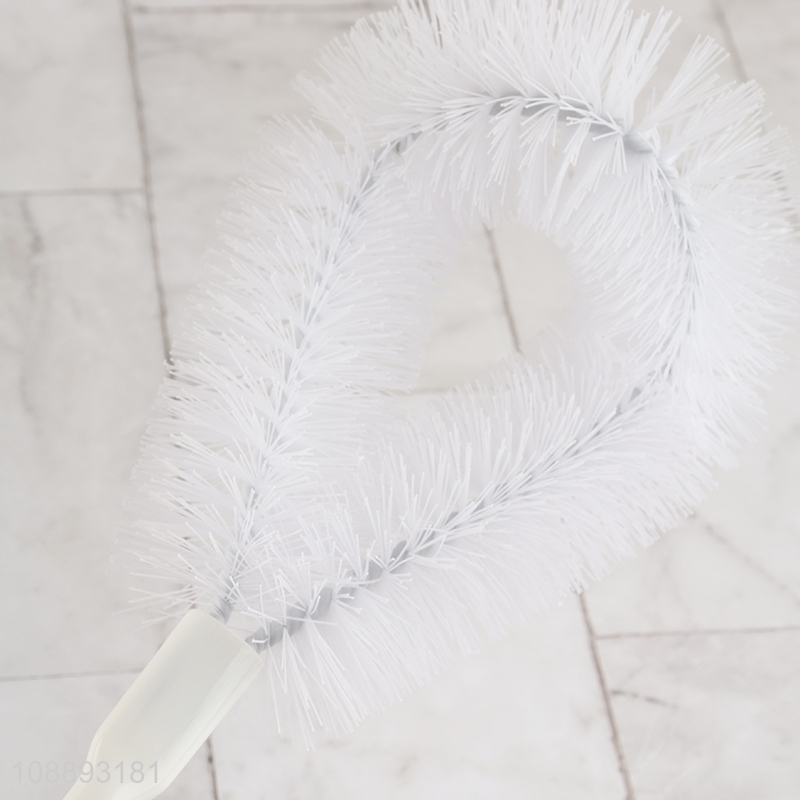 New product toilet cleaning brush with bamboo handle for bathroom