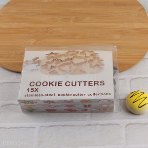 Yiwu market stainless steel baking tool cookies cutter cookies mould