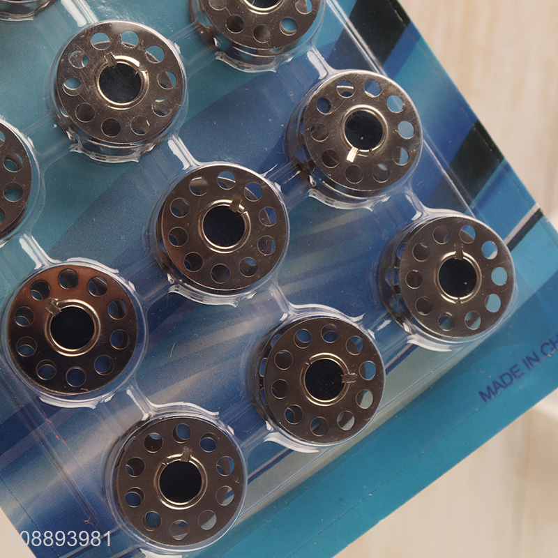 Good quality 12pcs universal metal bobbins for sewing machine bobbins