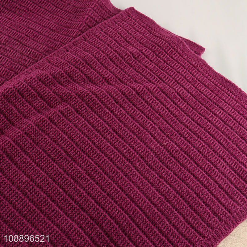 China imports women winter knitted shawl wrap poncho cardigan cape