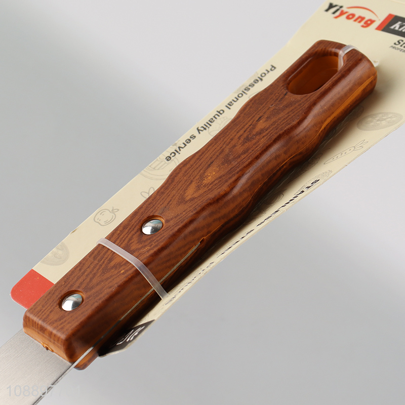 Hot selling stainless steel cheese butter knife with plastic handle