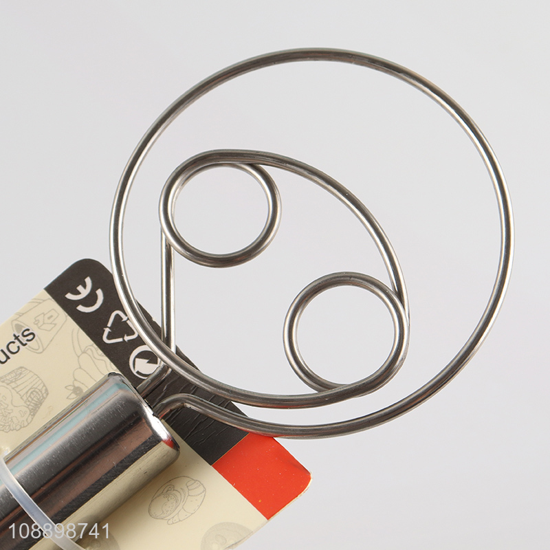 New product stainless steel danish dough whisk rustproof bread whisk