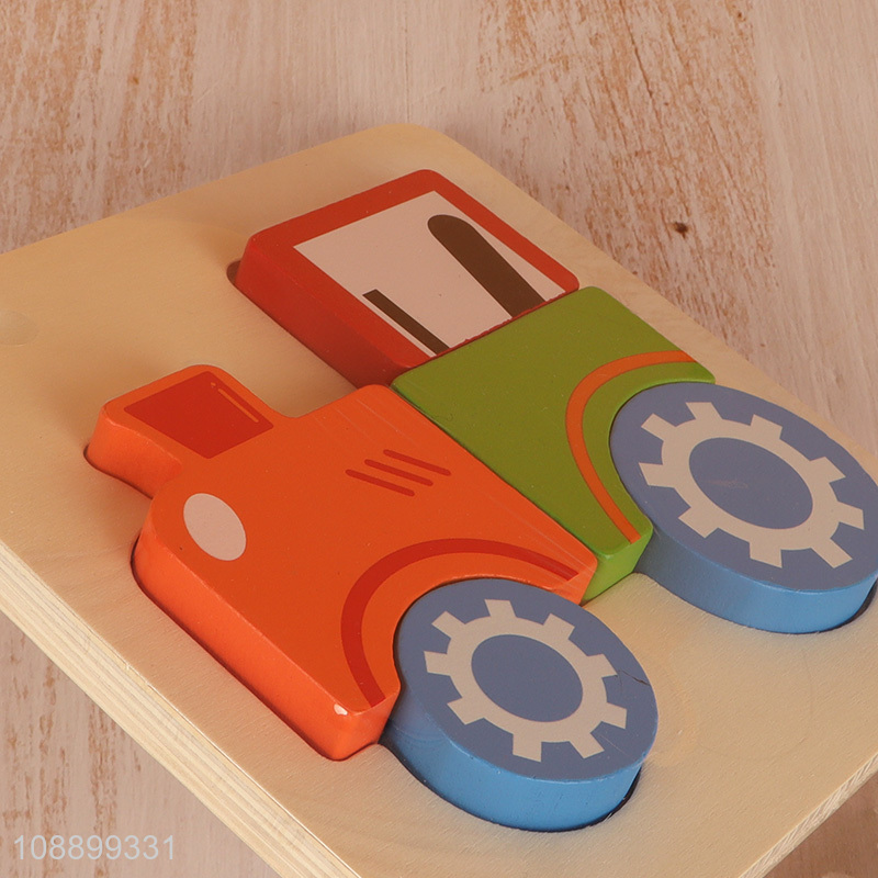 New arrival 3d wooden baby puzzle toy educational toy