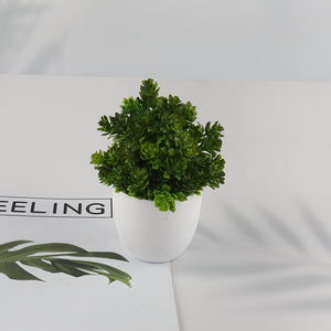 New product artificial potted plant faux plant for home office shelf decor