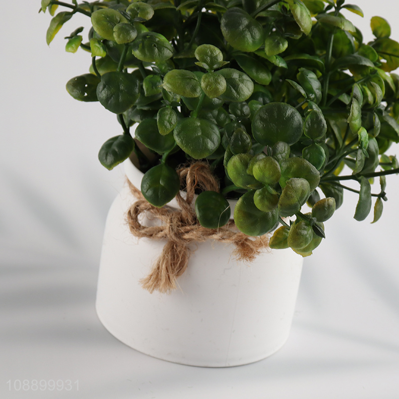 Factory price artificial potted plant for indoor outdoor farmhouse decor