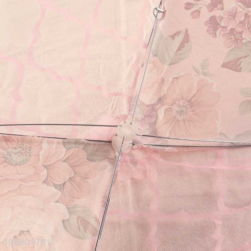 High quality floral print mesh food tent pop-up food cover nets