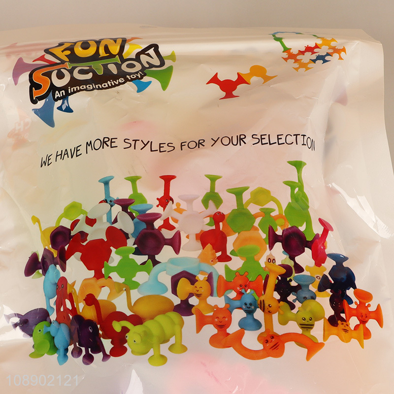 Factory direct sale sea animal kids tpr sucker sticky diy toys