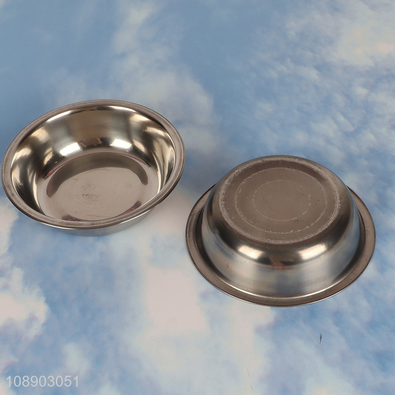 Hot selling frog shape 2-in-1 plastic bowl & stainless steel bowl