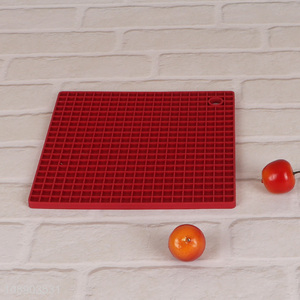 Top quality square silicone heat <em>pad</em> <em>pot</em> <em>pad</em> for kitchen