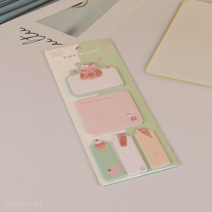 Good selling 5colors self-adhesive writing paper sticky notes