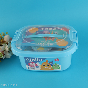 Wholesale 12 colors anti-bacterial ultra light clay with sculpting tools