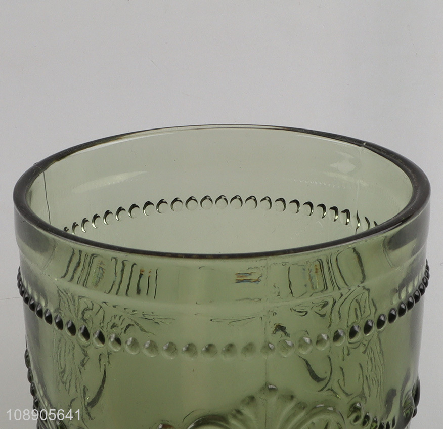 New arrival green glass unbreakable drinking cup water mug for sale