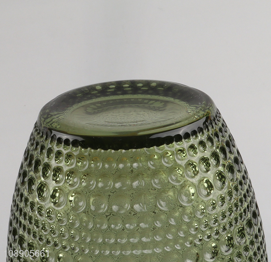 Yiwu market embossed glass unbreakable water cup drinking cup