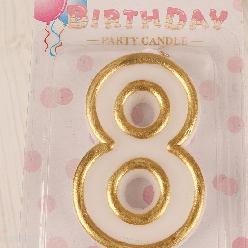 Top products number8 birthday party cake candle for children