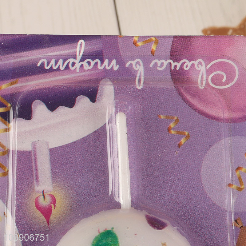 China supplier number 6 birthday party cake candle for decoration