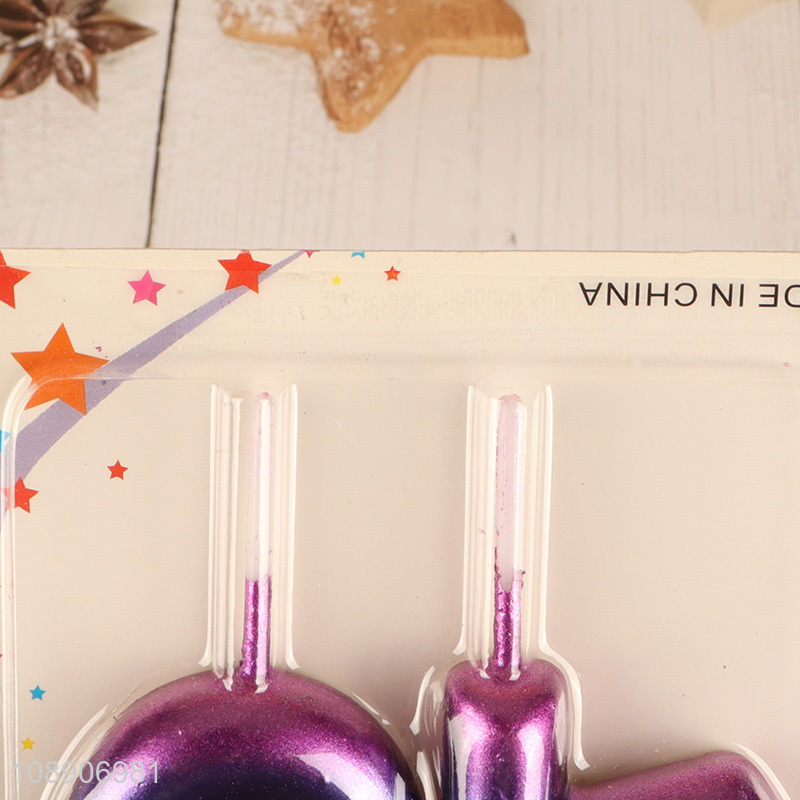 China supplier birthday party number candle cake decoration candle