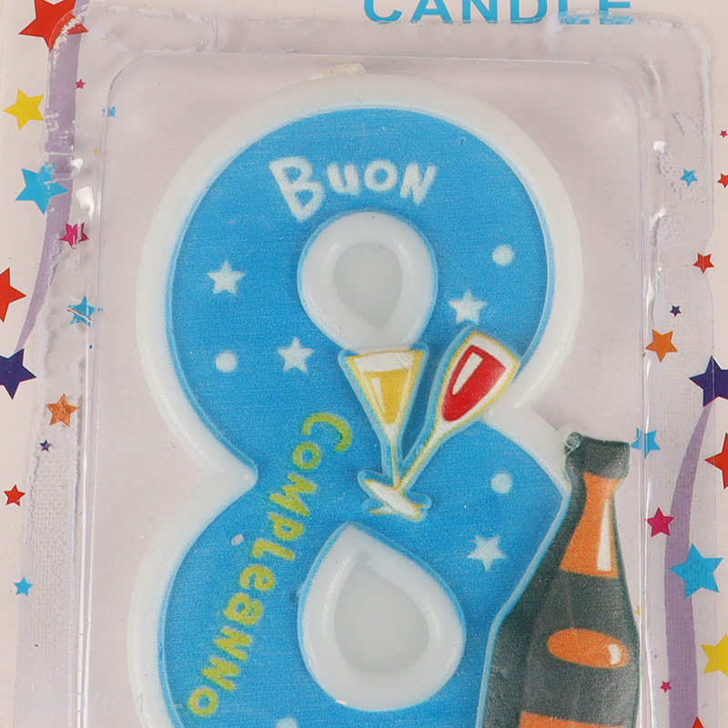 Popular products party candle cake decoration number candle wholesale