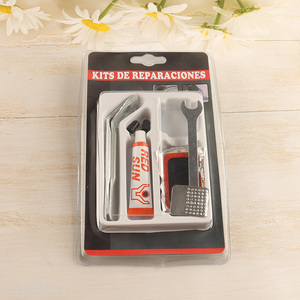 Online wholesale bike tire repair kit with hand tools & repair glue