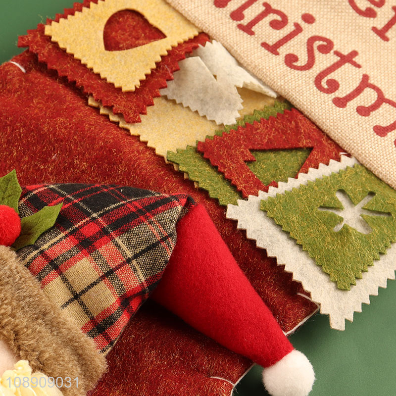 Wholesale 3D Christmas Stocking Personalized Xmas Hanging Stocking