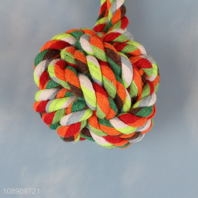 Good selling tpr cotton rope pet dog bite-resistant chew toy wholesale