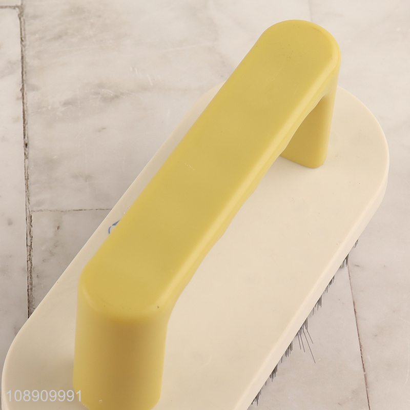 Hot selling heavy duty laundry clothes scrubbing brush with handle