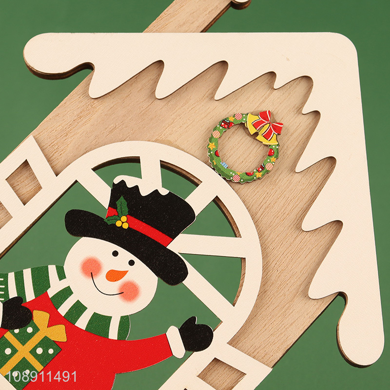 New Product Christmas Wooden House for Christmas Party Decoration