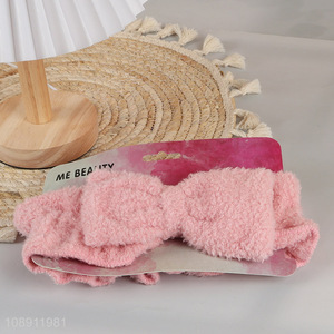 New arrival pink beauty makeup washing face hairband headband
