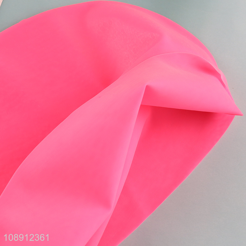 High quality unisex ultra soft latex swimming cap for adults